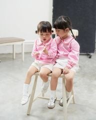 Áo Sơ Mi Bé Gái TheBlueTshirt BlueKid Jessie Shirt - Pink Gingham
