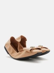 Giày Búp Bê Nữ Pazzion Madeline Studded Bow Foldable Flats