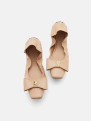 Giày Búp Bê Nữ Pazzion Madeline Studded Bow Foldable Flats