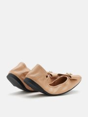 Giày Búp Bê Nữ Pazzion Madeline Studded Bow Foldable Flats