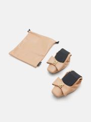 Giày Búp Bê Nữ Pazzion Madeline Studded Bow Foldable Flats
