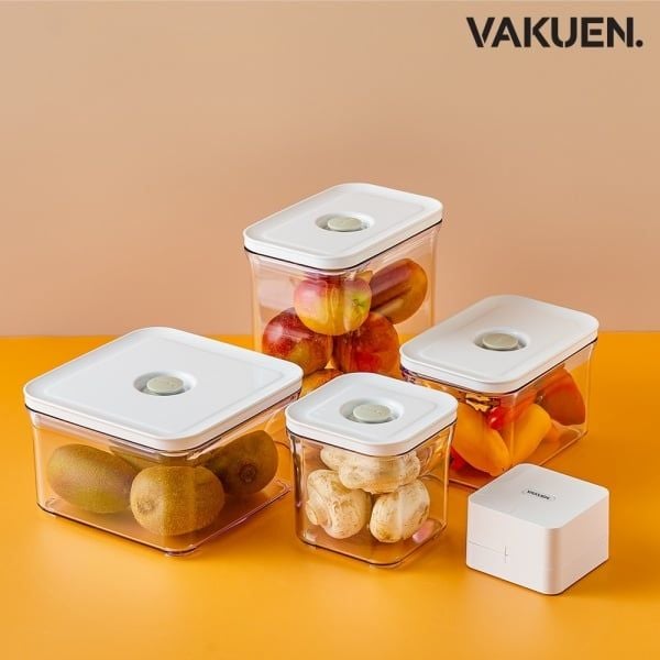 Bộ Hộp Đựng Thực Phẩm Hút Chân Không Vakuen Maha Starter 5P/Set