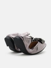 Giày Búp Bê Nữ Pazzion Marianna Crystal Embellished Rose Foldable Flats