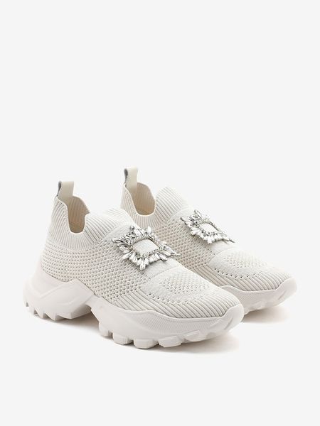 Giày Sneakers Nữ Pazzion Marie Crystal Embellished Flyknit Sneakers