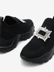 Giày Sneakers Nữ Pazzion Marie Crystal Embellished Flyknit Sneakers