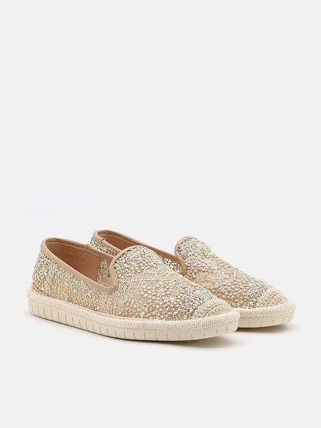 Giày Lười Nữ Pazzion Marissa Crystal Embellished Espadrilles