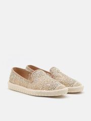 Giày Lười Nữ Pazzion Marissa Crystal Embellished Espadrilles