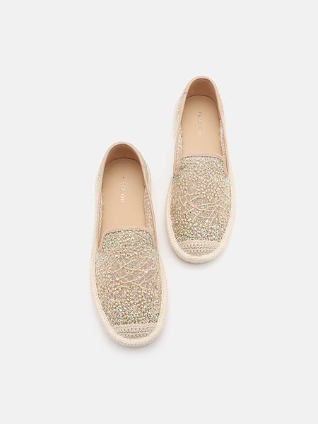 Giày Lười Nữ Pazzion Marissa Crystal Embellished Espadrilles
