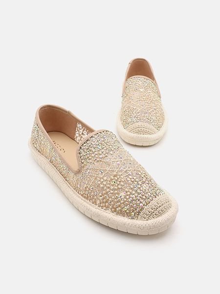 Giày Lười Nữ Pazzion Marissa Crystal Embellished Espadrilles