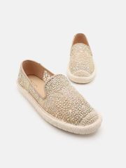 Giày Lười Nữ Pazzion Marissa Crystal Embellished Espadrilles