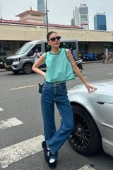 Quần Dài Nữ TheBlueTshirt Life Jeans - Life Blue