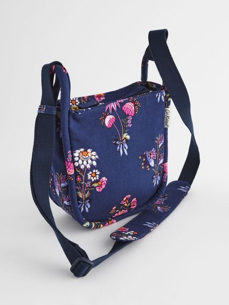 Túi Đeo Chéo Nữ CATH KIDSTON  /Mini Zipped Messenger - Friendship Bunch - Xanh Navy