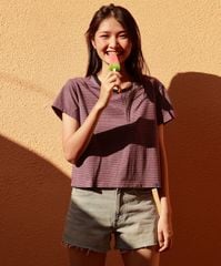 Áo Thun Nữ TheBlueTshirt Everyday Tee - Cotton Melange Blueberry