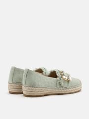 Giày Lười Nữ Pazzion Nancy Crystal Embellished Buckle Espadrilles