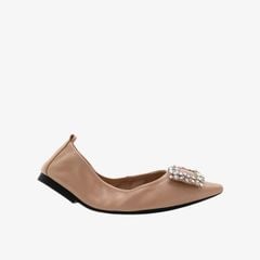 Giày Búp Bê Nữ Pazzion Odessa Embellished Buckle Foldable Flats