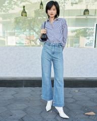 Quần Dài Nữ TheBlueTshirt Icon Jeans - Light Blue