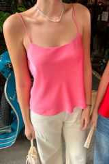 Áo Nữ TheBlueTshirt Daily Cami Top - Lụa Tổng Hợp Rosie