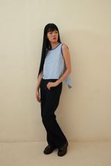 Áo Nữ TheBlueTshirt ZigZag Daisy Top - WaterBlue Gingham