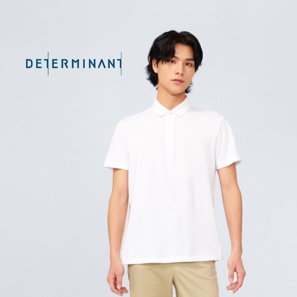 Áo Polo Nam DETERMINANT Cotton Thoáng Mát Tay Ngắn- P12