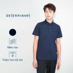 Áo Polo Nam DETERMINANT Cotton Thoáng Mát Tay Ngắn- P12