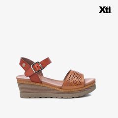 [Trưng bày] Giày Đế Xuồng Nữ XTI Taupe Pu Ladies Sandals