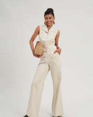 Quần Dài Nữ F2 Linen  Kem Tender Drit