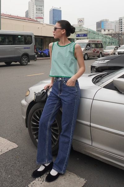 Quần Dài Nữ TheBlueTshirt Life Jeans - Life Blue