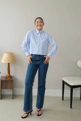 Quần Dài Nữ TheBlueTshirt Life Jeans - Life Blue