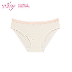 Combo 5 Quần Lót Thun Lạnh Trơn Viền Ren Miley Lingerie BMS Màu Ngẫu Nhiên