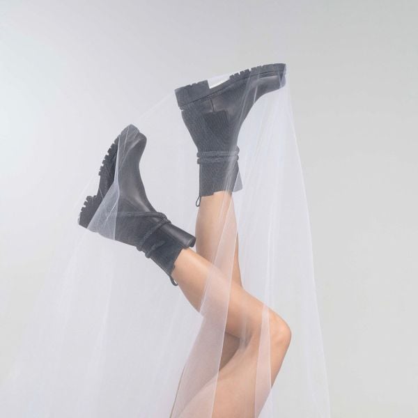 Giày Boots Nữ Rene Caovilla Cleo Crystal Booties 100 mm