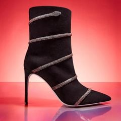 Giày Boots Nữ Rene Caovilla Cleo Crystal Booties 100 mm
