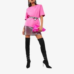Giày Boots Nữ Rene Caovilla Suede Thigh-High Boots