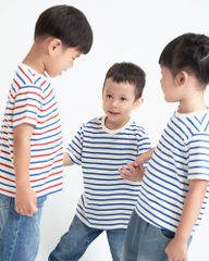 Áo Thun Bé Trai TheBlueTshirt Blueboy  Everyday T - Signature Blue Stripe