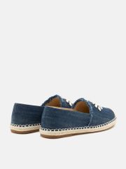 Giày Lười Nữ Pazzion Regina Crystal Embellished Denim Espadrilles