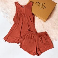 Đồ Mặc Nhà Nữ Thun Lụa Cao Cấp Miley Lingerie - DBC0501