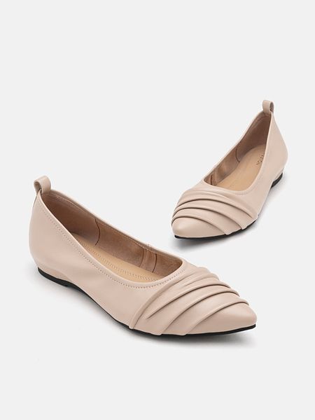 Giày Búp Bê Nữ Pazzion Rylee Ruched Detail Covered Flats