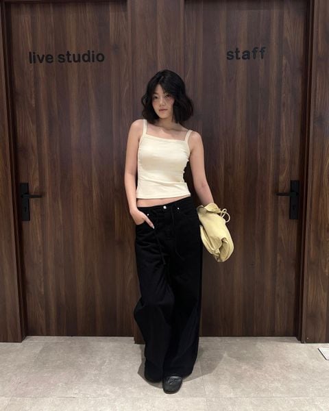 Áo Thun Nữ TheBlueTshirt 90s Tank - Beige Bamboo Cotton