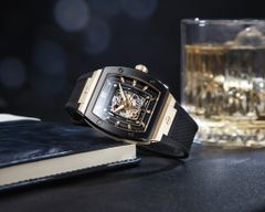 Đồng Hồ Nam FERRAGAMO F80 TONNEAU SKELETON