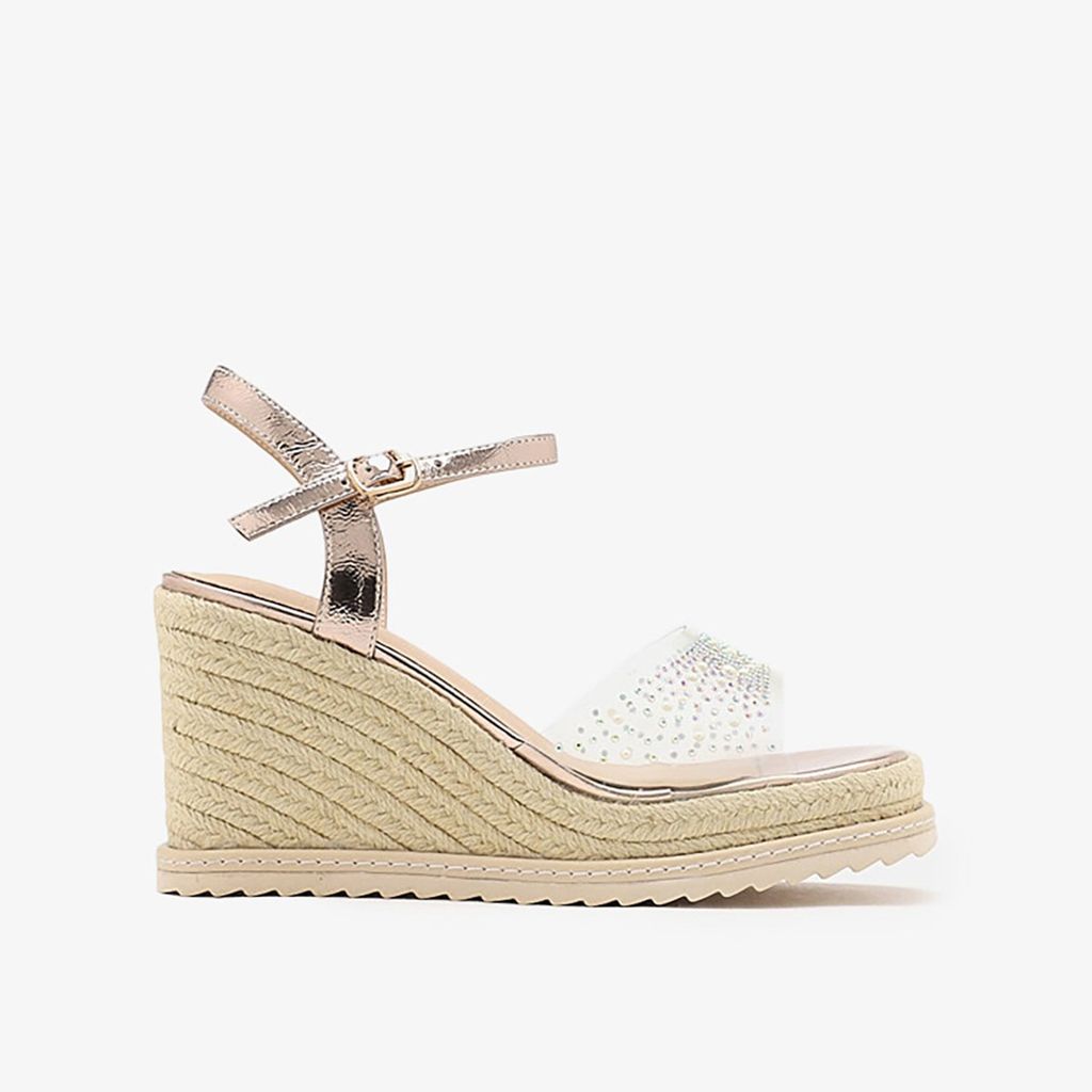 Giày Sandals Nữ Pazzion Simone Crystal Embellished Wedges