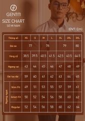 Áo Sơ Mi Nam GENTITI Trơn Tay Dài Màu Trắng - Kiểu Dáng Smart Fit