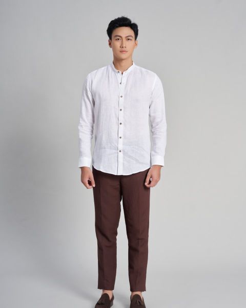 Quần Dài Linen Nam F2 Hồng Quân The New Cool