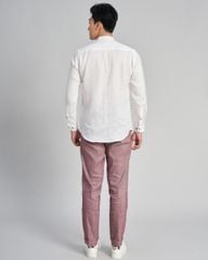 Áo Sơ Mi Nam F2 Linen Trắng  The New Cool