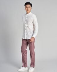 Áo Sơ Mi Nam F2 Linen Trắng  The New Cool