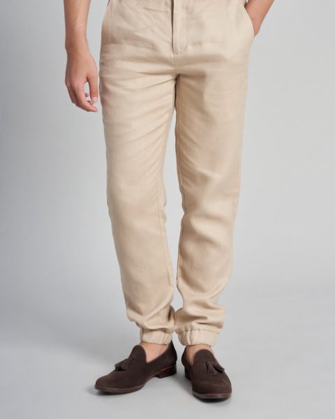 Áo Sơ Mi Nam F2 Linen Hồng Sọc Trắng  the new cool