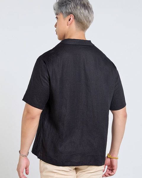 Áo Sơ Mi Nam F2 LiNen  Den Tender Drit