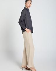Áo Linen Nữ Đen Nâu A Touch Of Effortless Elegance