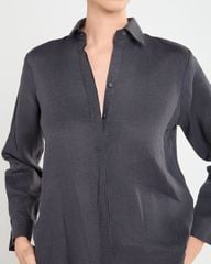 Áo Linen Nữ Đen Nâu A Touch Of Effortless Elegance