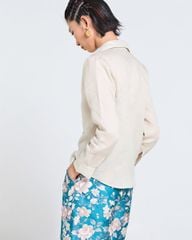 Áo Sơ Mi Nữ F2 Linen Kem Tender Drit