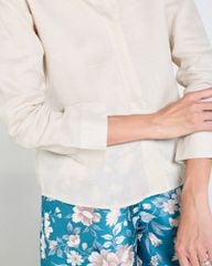Áo Sơ Mi Nữ F2 Linen Kem Tender Drit