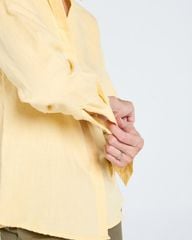 Áo Sơ Mi Nữ F2 Linen Vàng Tender Drit